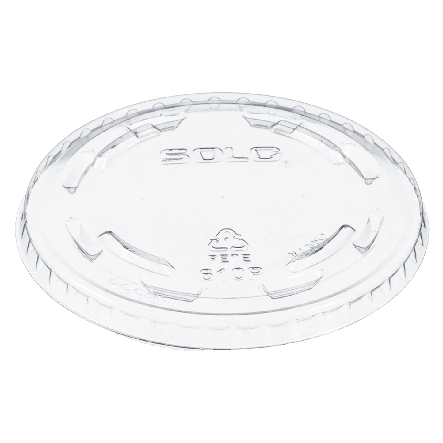 Non Vented PET Plastic Lids (1000) | Solo Ultra Clear 610TP