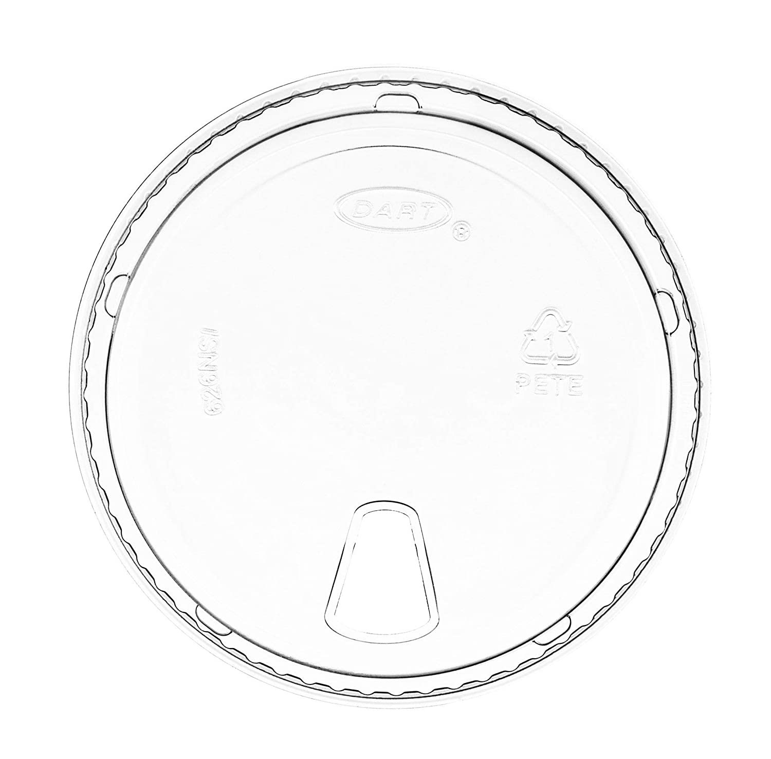Solo Clear Strawless PET Cold Cup Lids, 1000 Count – 626NSL – product image