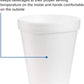 White Insulated Foam Cups 8 oz 1000 Count - Disposable J Cup® | Dart 8J8