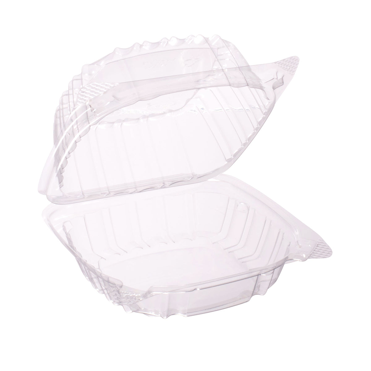 Dart 5 in Clear Hinged Sandwich Containers, 500 Count – C53PST1 – product image