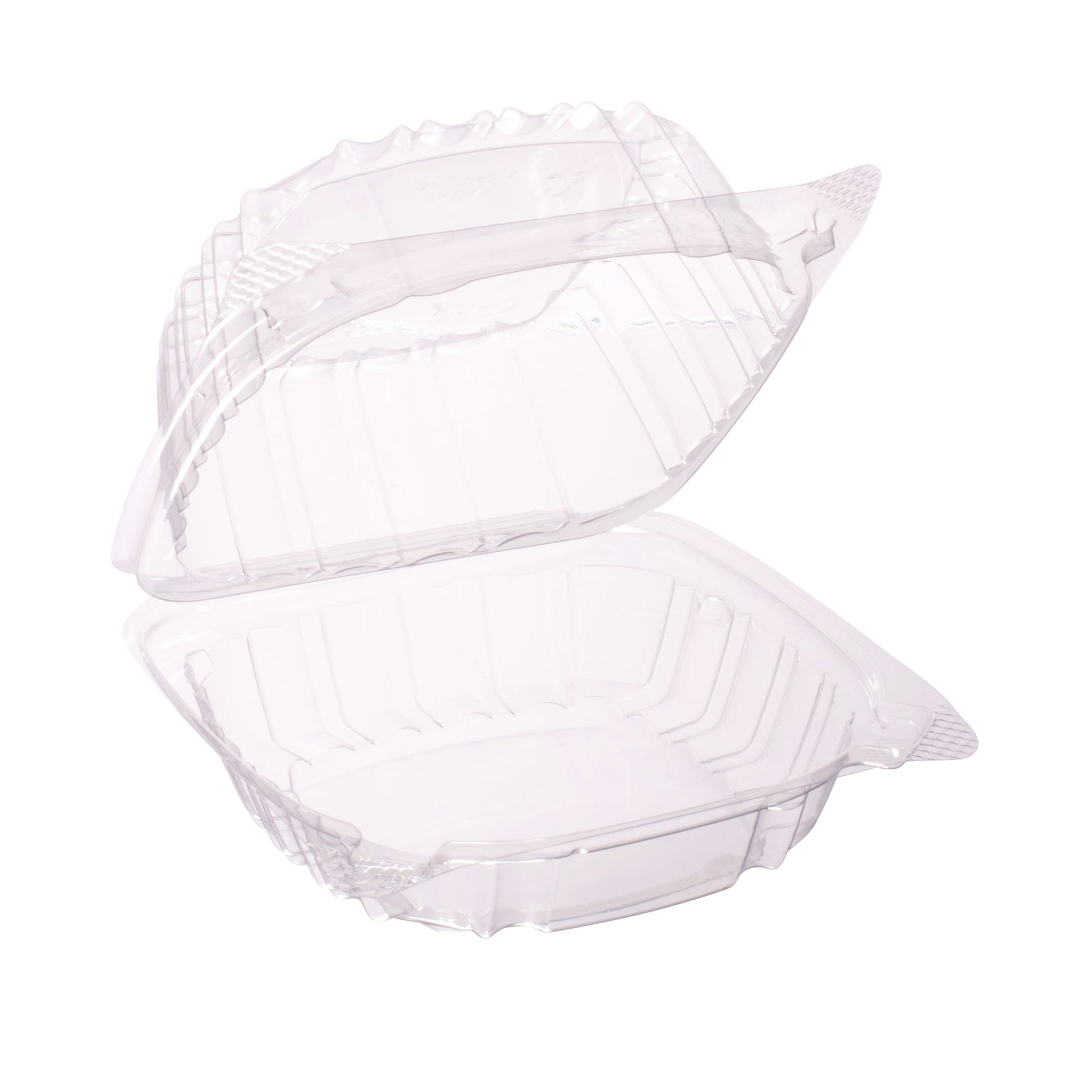 Dart 5 in Clear Hinged Sandwich Containers, 500 Count – C53PST1 – product image