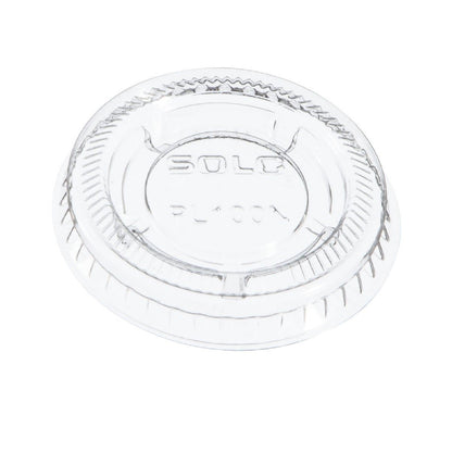 Translucent Portion Soufflés Container Lids 1 oz (2500) | Dart PL100N
