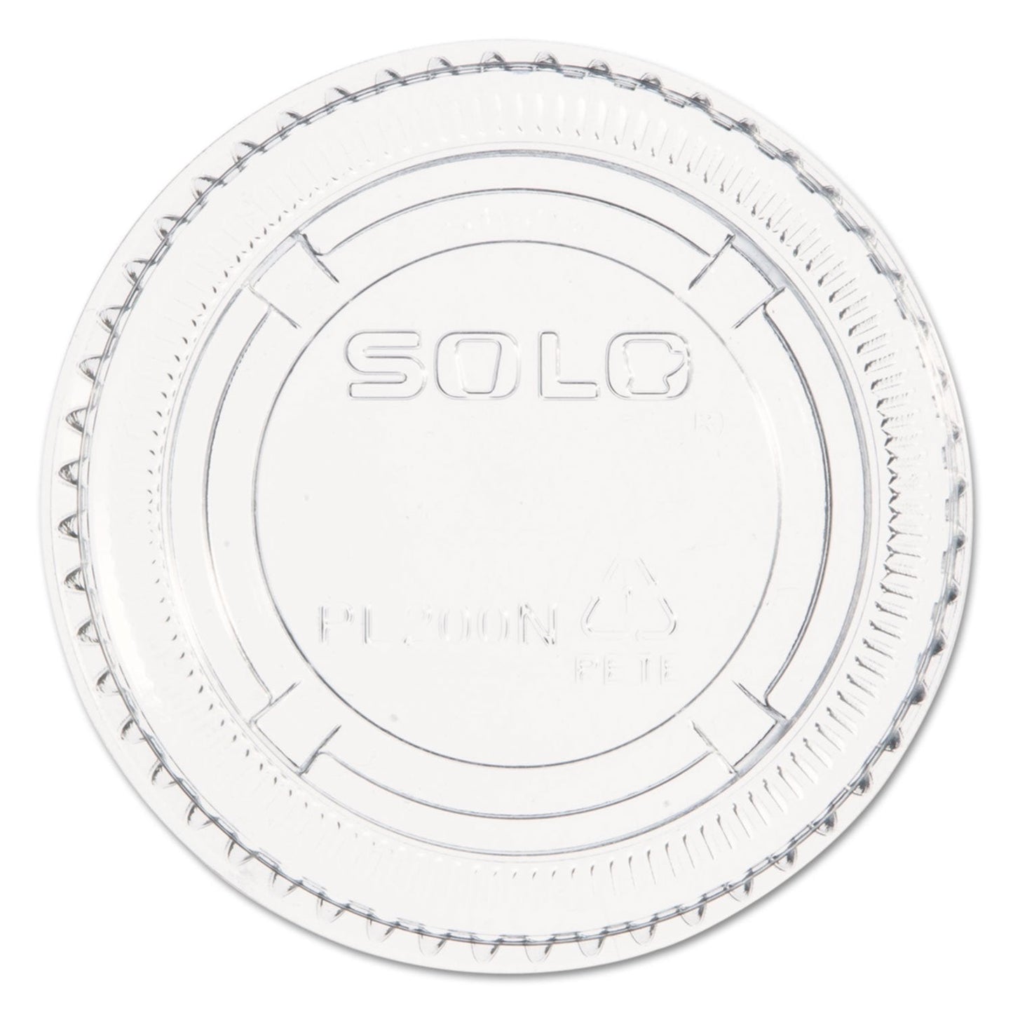 Translucent Portion Soufflés Container Lids 2 oz (2500) | Dart PL200N