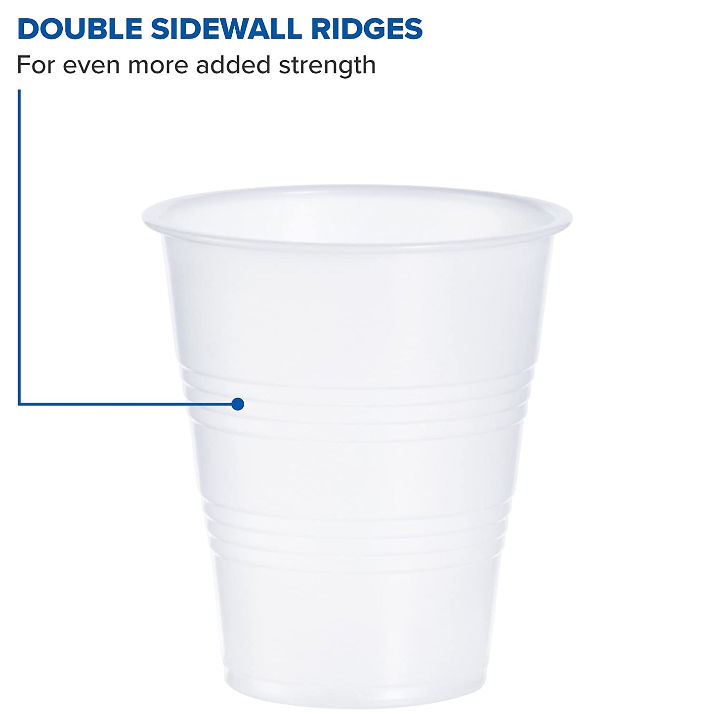 Translucent Plastic Cold Cup 7 oz 2500 Count - Disposable | Dart Conex Galaxy Y7
