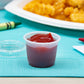 Translucent Portion Container Cups 1 oz 2500 Count | Dart Soufflés P100N