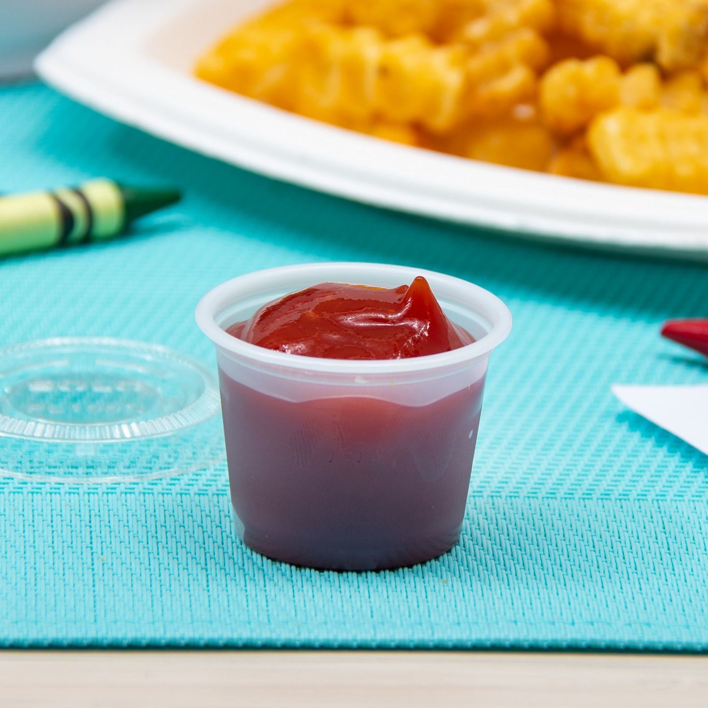 Translucent Portion Container Cups 1 oz 2500 Count | Dart Soufflés P100N