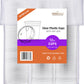 Large Party Plastic Cups with Strawless Sip Lids 12 oz 100 Count - Crystal Clear Disposable Party Cups