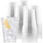 Large Party Plastic Cups 16 oz 100 Count - Crystal Clear Disposable Party Cups