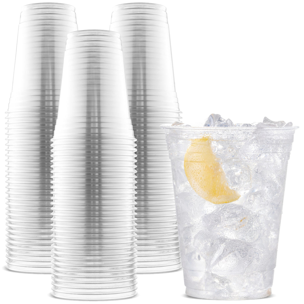 DURAMEG 16 oz Clear PET Cups, 1,000 Count — product detail image 4