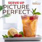 Large Party Plastic Cups 16 oz 100 Count - Crystal Clear Disposable Party Cups