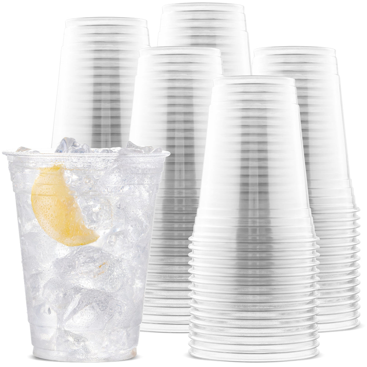 DURAMEG 16 oz Clear PET Cups, 1,000 Count — product detail image 2