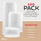 DURAMEG 16 oz Clear PET Cups with Strawless Sip Lids, 800 Count — product detail image 6