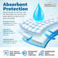 Leak-resistant DURAMEG disposable underpads for beds, chairs and furniture