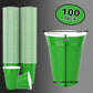 DURAMEG 16 oz Green Plastic Party Cups, 100 Count — product detail image 3
