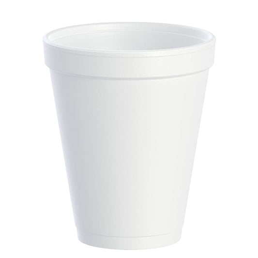 Dart 10 oz White Insulated Foam Cups, 1000 Count – 10J10 – product image
