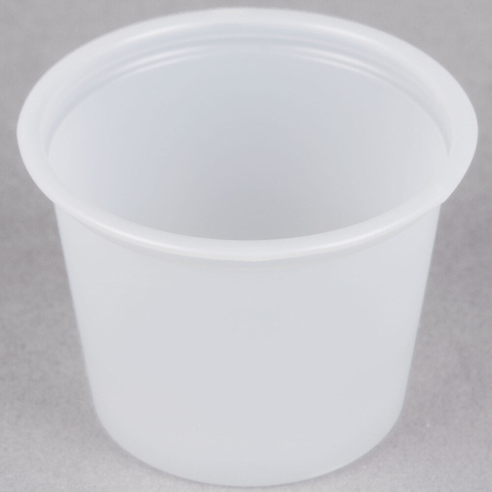 Dart 1 oz Translucent Portion Cups, 2500 Count – P100N – product image
