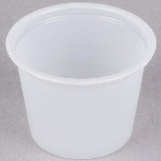Dart 1 oz Translucent Portion Cups, 2500 Count – P100N – product image