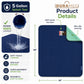 DURAMEG 34 x 36 adult washable underpad product details with soft top, absorbent protection and non-slip backing