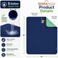 DURAMEG 34 x 52 adult washable underpad product details with soft top, absorbent protection and non-slip backing