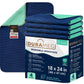 DURAMEG adult washable underpads 18 x 24 inch 4 pack navy and green