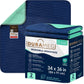 DURAMEG adult washable underpads 34 x 36 inch 2 pack navy and green