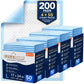 DURAMEG disposable underpads 17x24 inch, 200 count in four 50-count packs