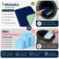 DURAMEG reusable washable underpad compared with disposable underpads