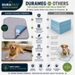 DURAMEG washable underpads compared with disposable pet pads